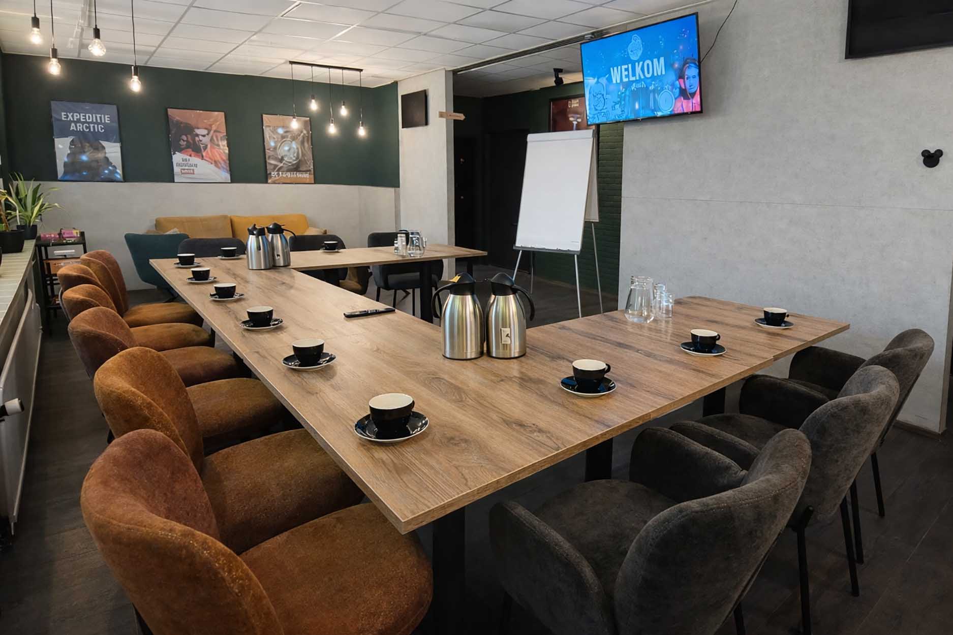 u-vorm opstelling vergaderen